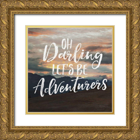 West Coast Wandering IV Gold Ornate Wood Framed Art Print with Double Matting by Marshall, Laura