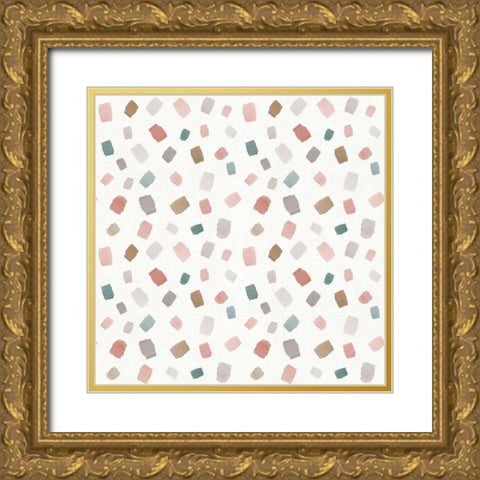 Forest Friends Step 10A Gold Ornate Wood Framed Art Print with Double Matting by Audit, Lisa