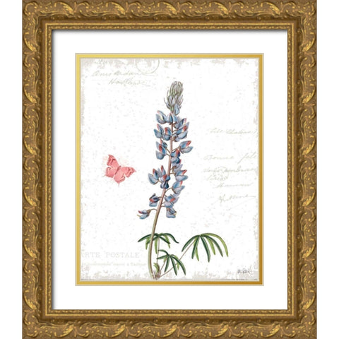 Spring Fields IV Gold Ornate Wood Framed Art Print with Double Matting by Pertiet, Katie