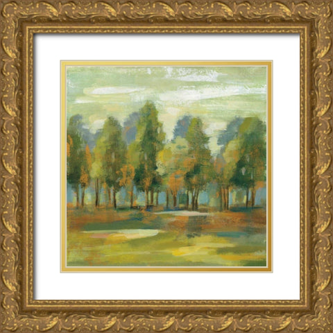 Forest I Gold Ornate Wood Framed Art Print with Double Matting by Vassileva, Silvia
