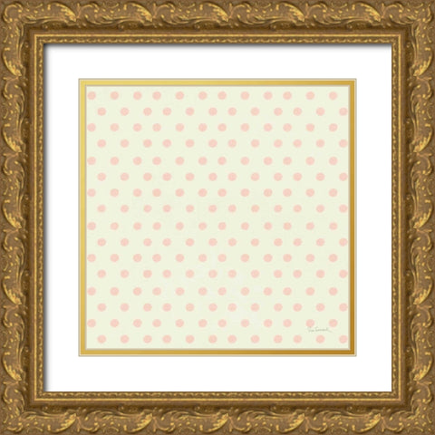 Love Office Pattern II Gold Ornate Wood Framed Art Print with Double Matting by Schlabach, Sue