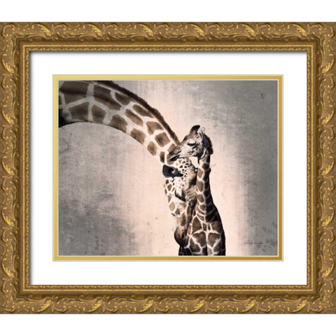 Mother and Son Gold Ornate Wood Framed Art Print with Double Matting by Van Swearingen, Debra