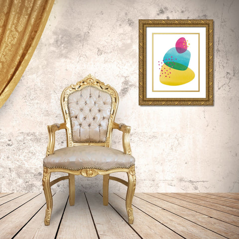 Balance I Gold Ornate Wood Framed Art Print with Double Matting by Hershey, Moira