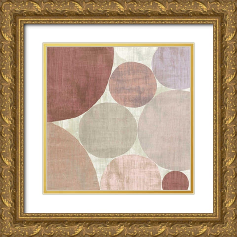 Circulation II v2 Blush Gold Ornate Wood Framed Art Print with Double Matting by Mullan, Michael