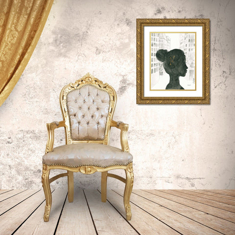 Boss Ladies I Gold Ornate Wood Framed Art Print with Double Matting by Jackson, Jenaya