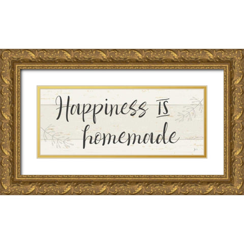 Simple Signs IV Gold Ornate Wood Framed Art Print with Double Matting by Aiken, Jess