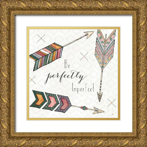 Spectrum II Gold Ornate Wood Framed Art Print with Double Matting by Aiken, Jess