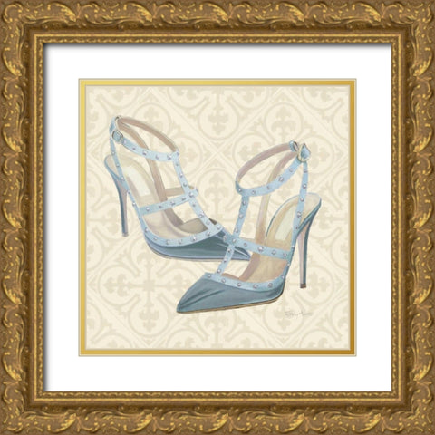 Must Have Fashion II Gold Ornate Wood Framed Art Print with Double Matting by Adams, Emily