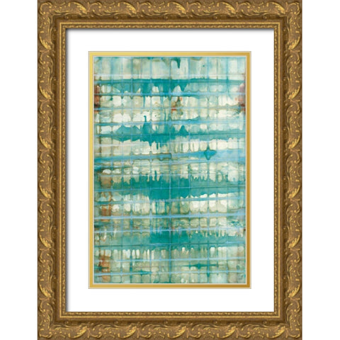 Kanari I Gold Ornate Wood Framed Art Print with Double Matting by Averinos, Melissa