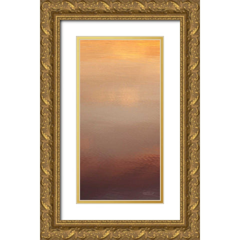 Kalaloch Reflections II Gold Ornate Wood Framed Art Print with Double Matting by Marshall, Laura