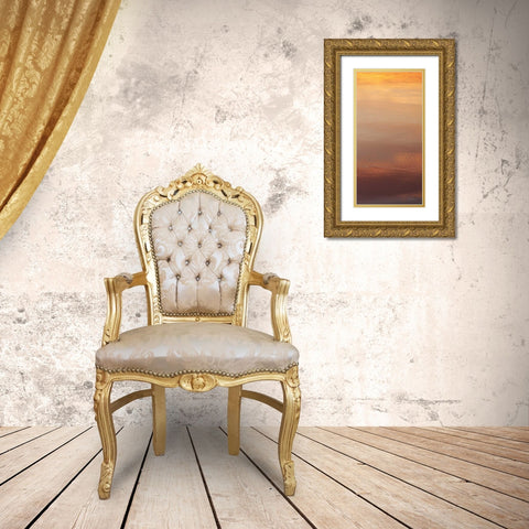 Kalaloch Reflections III Gold Ornate Wood Framed Art Print with Double Matting by Marshall, Laura