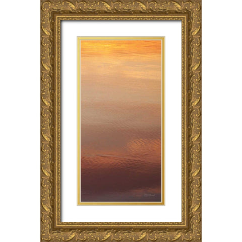 Kalaloch Reflections III Gold Ornate Wood Framed Art Print with Double Matting by Marshall, Laura