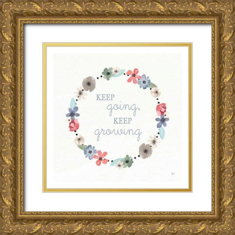 Simply Amazing I Spring Gold Ornate Wood Framed Art Print with Double Matting by Aiken, Jess