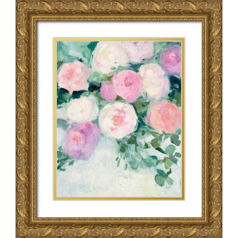 June Abundance III Gold Ornate Wood Framed Art Print with Double Matting by Purinton, Julia