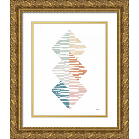 Meditate II Gold Ornate Wood Framed Art Print with Double Matting by Hershey, Moira