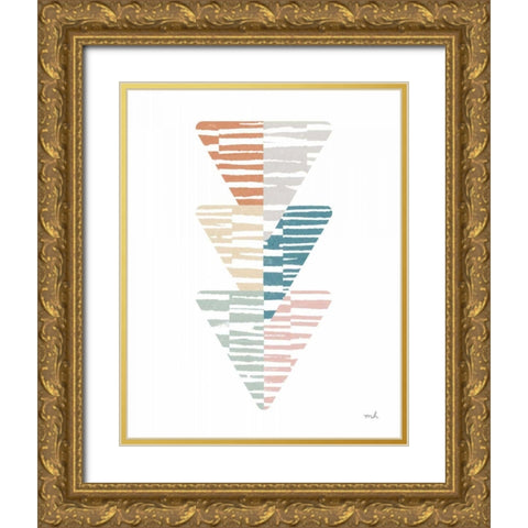 Meditate III Gold Ornate Wood Framed Art Print with Double Matting by Hershey, Moira