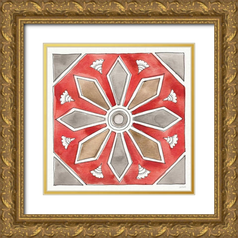 Country Life XII Gold Ornate Wood Framed Art Print with Double Matting by Tavoletti, Anne