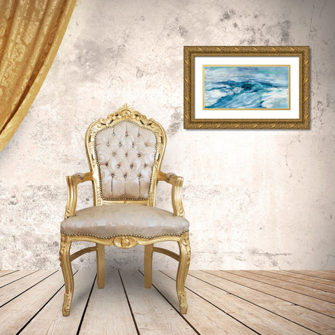Archipelago Seascape Gold Ornate Wood Framed Art Print with Double Matting by Vassileva, Silvia