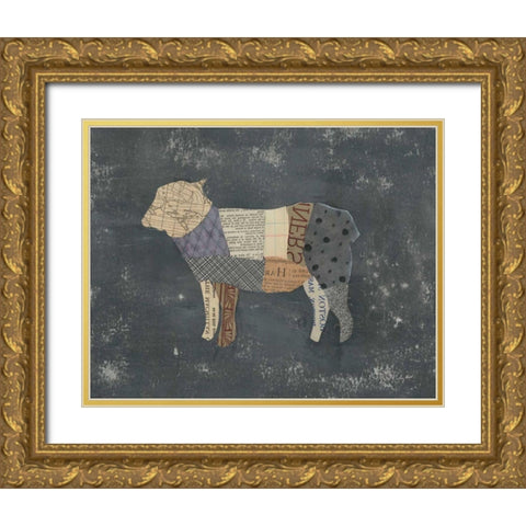 From the Butcher Elements 19 Gold Ornate Wood Framed Art Print with Double Matting by Prahl, Courtney