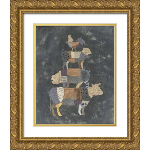 From the Butcher X Gold Ornate Wood Framed Art Print with Double Matting by Prahl, Courtney
