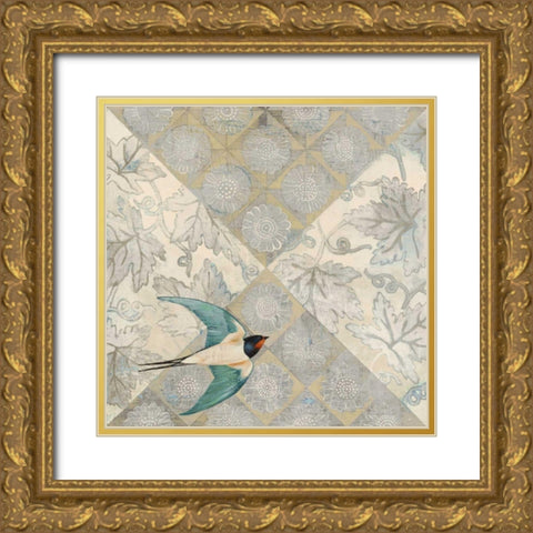 Sundown Gold Ornate Wood Framed Art Print with Double Matting by Lovell, Kathrine