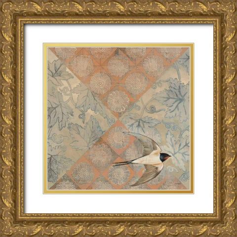 Sundown Gold Ornate Wood Framed Art Print with Double Matting by Lovell, Kathrine