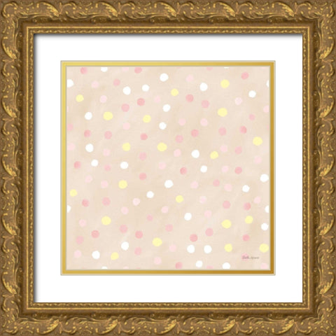 Coastal Baby Pattern XXIX Gold Ornate Wood Framed Art Print with Double Matting by Grove, Beth