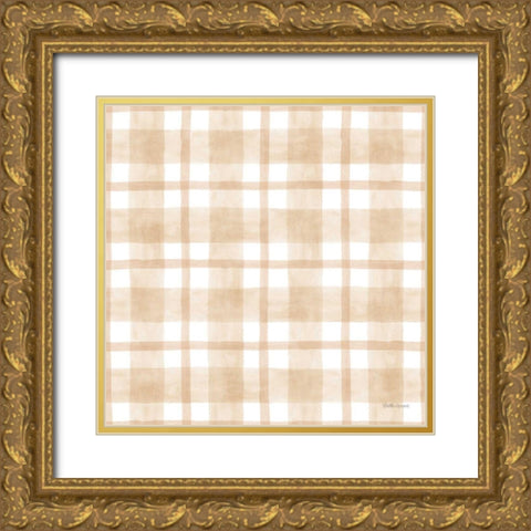 Coastal Baby Pattern XII Gold Ornate Wood Framed Art Print with Double Matting by Grove, Beth