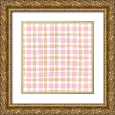 Coastal Baby Pattern XXI Gold Ornate Wood Framed Art Print with Double Matting by Grove, Beth