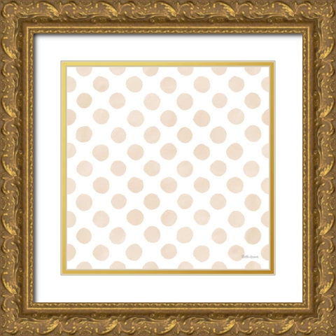 Coastal Baby Pattern XXII Gold Ornate Wood Framed Art Print with Double Matting by Grove, Beth