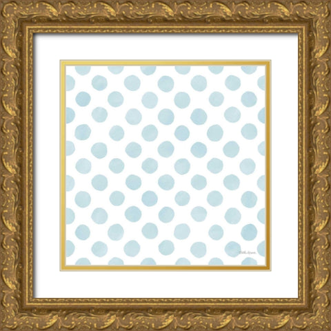 Coastal Baby Pattern XXIII Gold Ornate Wood Framed Art Print with Double Matting by Grove, Beth