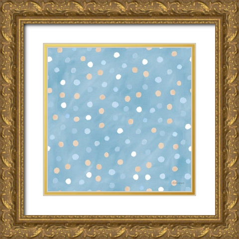 Coastal Baby Pattern XXVIII Gold Ornate Wood Framed Art Print with Double Matting by Grove, Beth