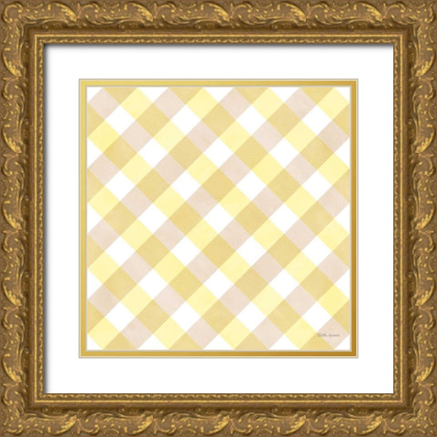 Coastal Baby Pattern XXXIII Gold Ornate Wood Framed Art Print with Double Matting by Grove, Beth
