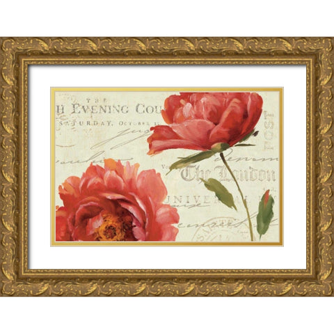 My Own Words Gold Ornate Wood Framed Art Print with Double Matting by Audit, Lisa