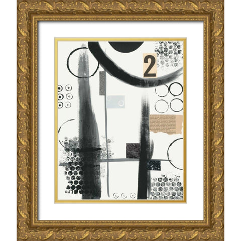 Two Gold Ornate Wood Framed Art Print with Double Matting by Prahl, Courtney