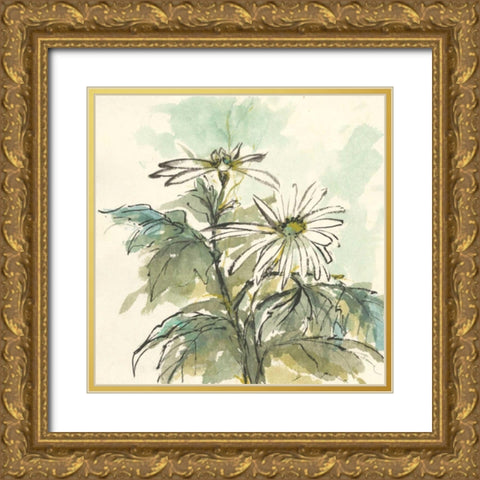 Snowmum II Gold Ornate Wood Framed Art Print with Double Matting by Paschke, Chris