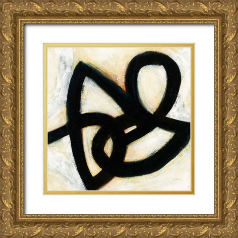 In the Maze I Gold Ornate Wood Framed Art Print with Double Matting by Davies, Jane