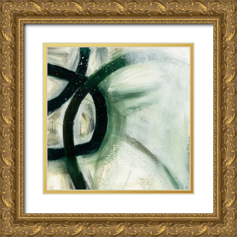 In the Maze III Gold Ornate Wood Framed Art Print with Double Matting by Davies, Jane