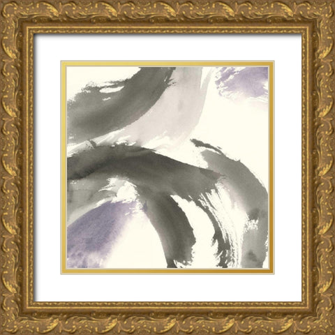 Amethyst Gesture II Gold Ornate Wood Framed Art Print with Double Matting by Paschke, Chris