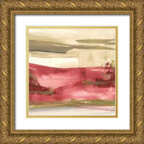 Red Rock II Gold Ornate Wood Framed Art Print with Double Matting by Paschke, Chris
