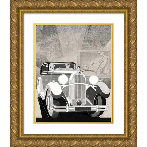 Road Tour I No Words Gold Ornate Wood Framed Art Print with Double Matting by Schlabach, Sue