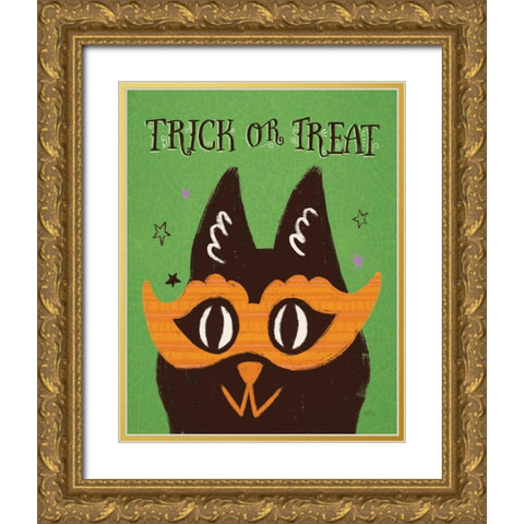 Spooktacular XII Gold Ornate Wood Framed Art Print with Double Matting by Penner, Janelle