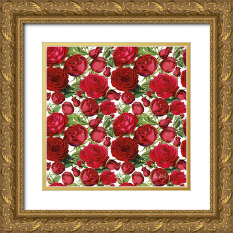 Rouge Paris Step 06 Gold Ornate Wood Framed Art Print with Double Matting by Pertiet, Katie