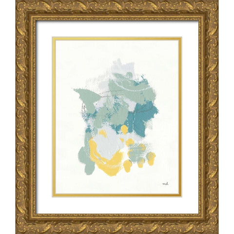 Hopeful I Gold Ornate Wood Framed Art Print with Double Matting by Hershey, Moira