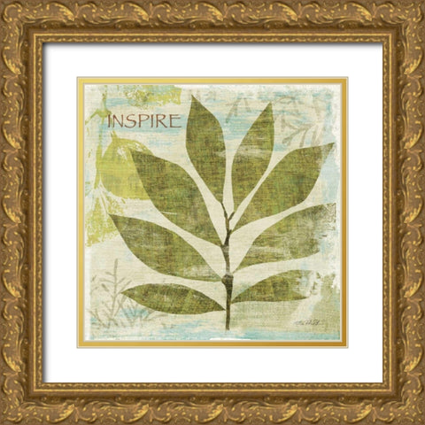 Woodland Thoughts II Gold Ornate Wood Framed Art Print with Double Matting by Mullan, Michael