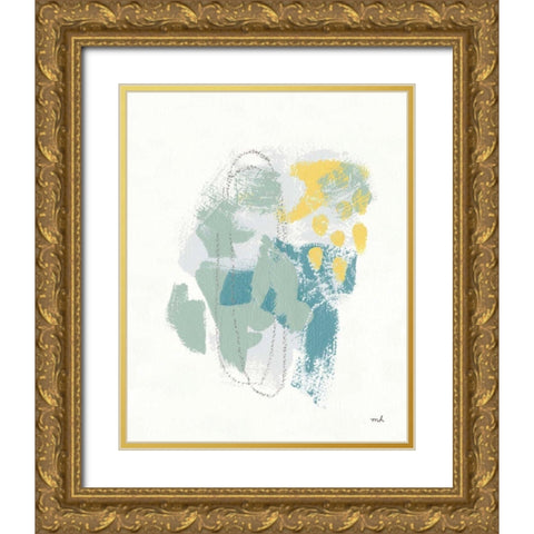 Hopeful II Gold Ornate Wood Framed Art Print with Double Matting by Hershey, Moira