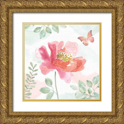 Watercolorful II Gold Ornate Wood Framed Art Print with Double Matting by Grove, Beth