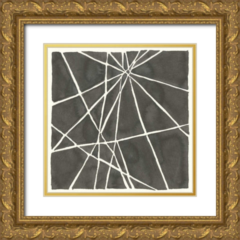 Graphics VIII Gold Ornate Wood Framed Art Print with Double Matting by Paschke, Chris