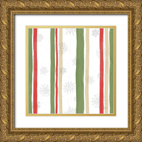 Farmhouse Holidays Step 07 Gold Ornate Wood Framed Art Print with Double Matting by Grove, Beth
