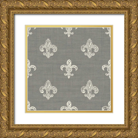 French Farmhouse Step 03E Gold Ornate Wood Framed Art Print with Double Matting by Pela Studio